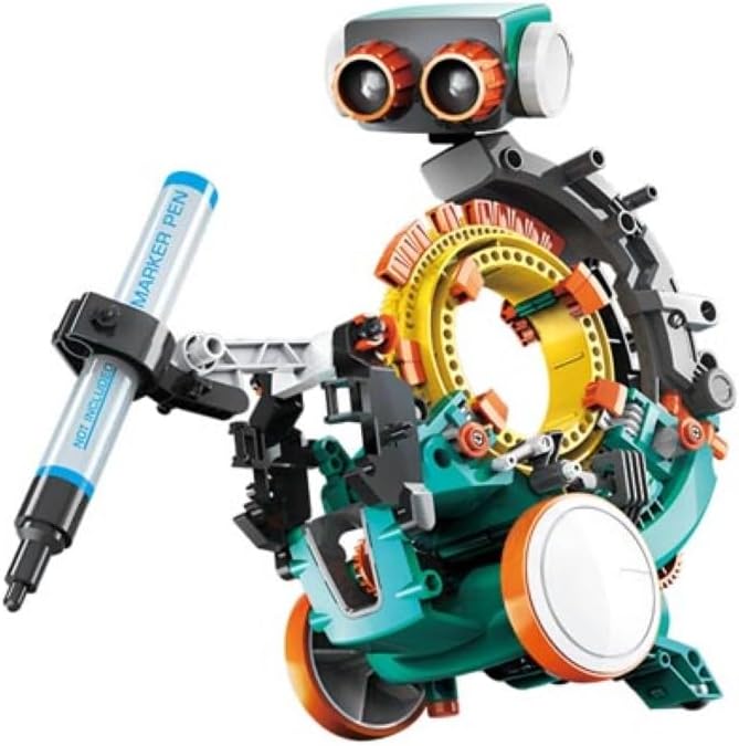 Velleman Educatieve bouwkit, robot, leren programmeren, 5-in-1, speelgoedrobot, STEM constructiespeelgoed