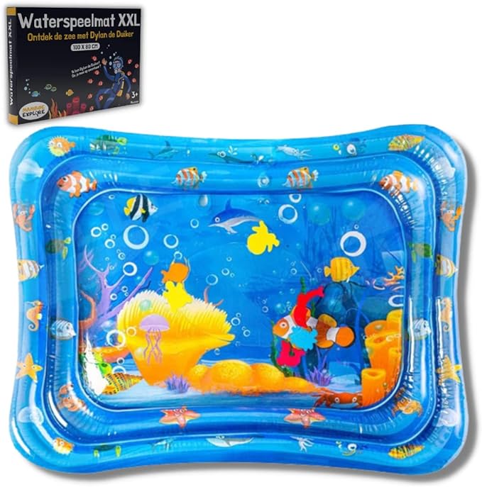 Waterspeelmat XXL - 100 x 80 cm - Watermat Baby - Speelmat - Kraamcadeau