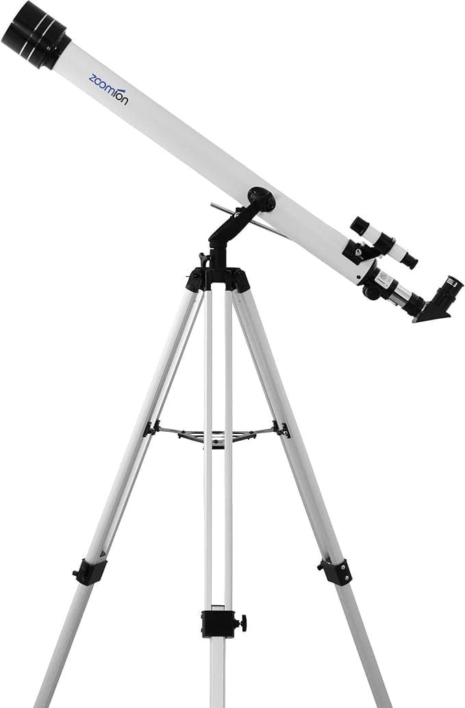 Zoomion Viking 60/900 AZ Telescoop Set voor kinderen en beginners in de sterrenkunde - Astronomische telescoop met statief, oogarts en zoeker