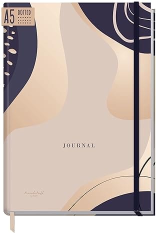 Häfft Notitieboekje, gestippeld, Bullet Journal, A5-formaat