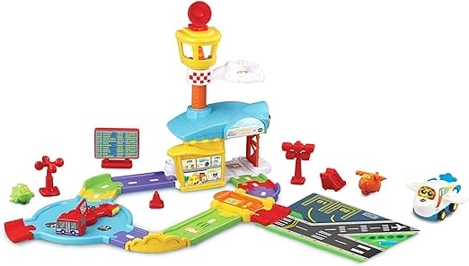 VTech Tut Tut Baby Speedster Happy Airport - Interactive Play Set with Moving Elements and Jet - for Children 1-5 Years